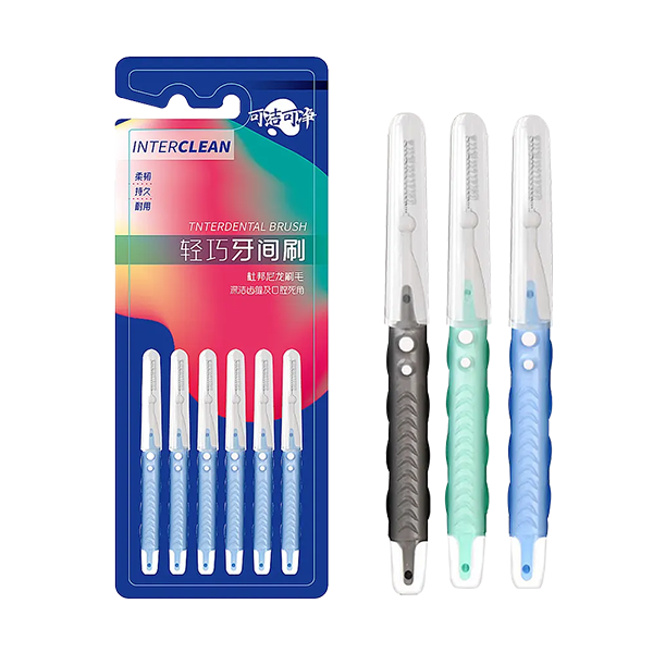 Dupont nylonové štetiny flexibilné trvanlivé medzizubné kefy